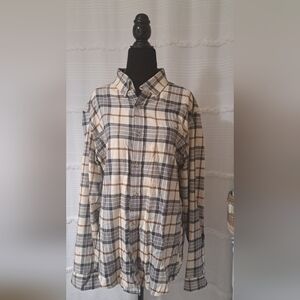 Eddie Bauer Flannel Plaid Size M